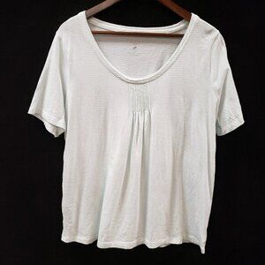 Talbots‎ Womens The Super Soft Tee Size 1X Striped Pima Cotton Mature Preppy